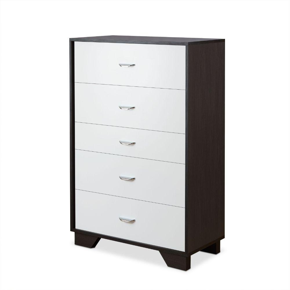 ACME Eloy Chest, White & Espresso FredCo