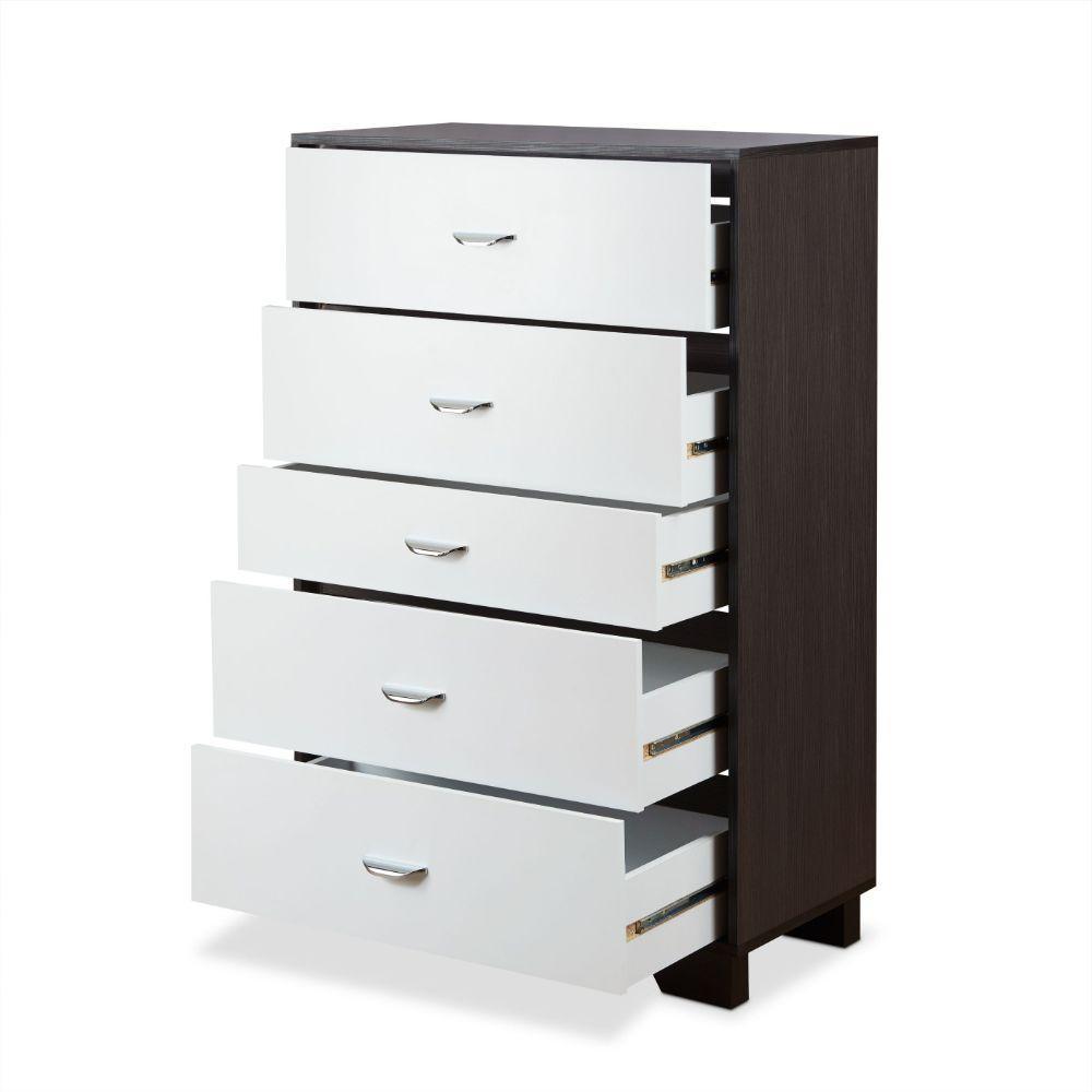 ACME Eloy Chest, White & Espresso FredCo