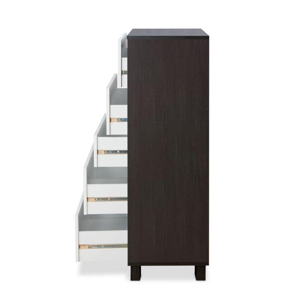 ACME Eloy Chest, White & Espresso FredCo