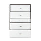 ACME Eloy Chest, White & Espresso FredCo