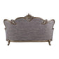 ACME Elozzol Sofa w/5 pillows, Fabric & White Finish FredCo