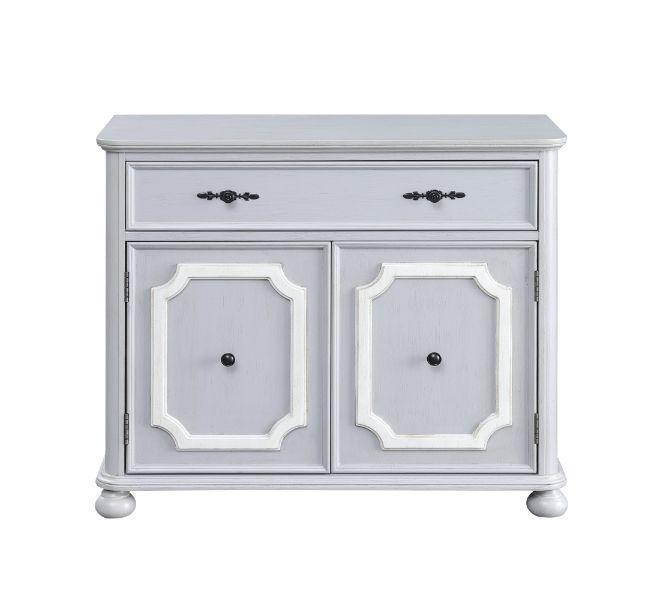ACME Enyin Cabinet, Gray Finish FredCo