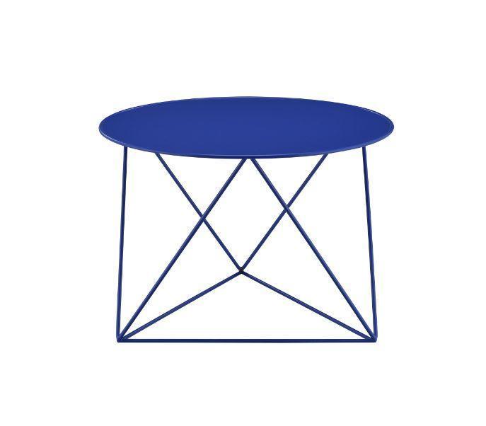ACME Epidia Accent Table, Blue Finish FredCo