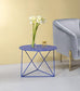 ACME Epidia Accent Table, Blue Finish FredCo