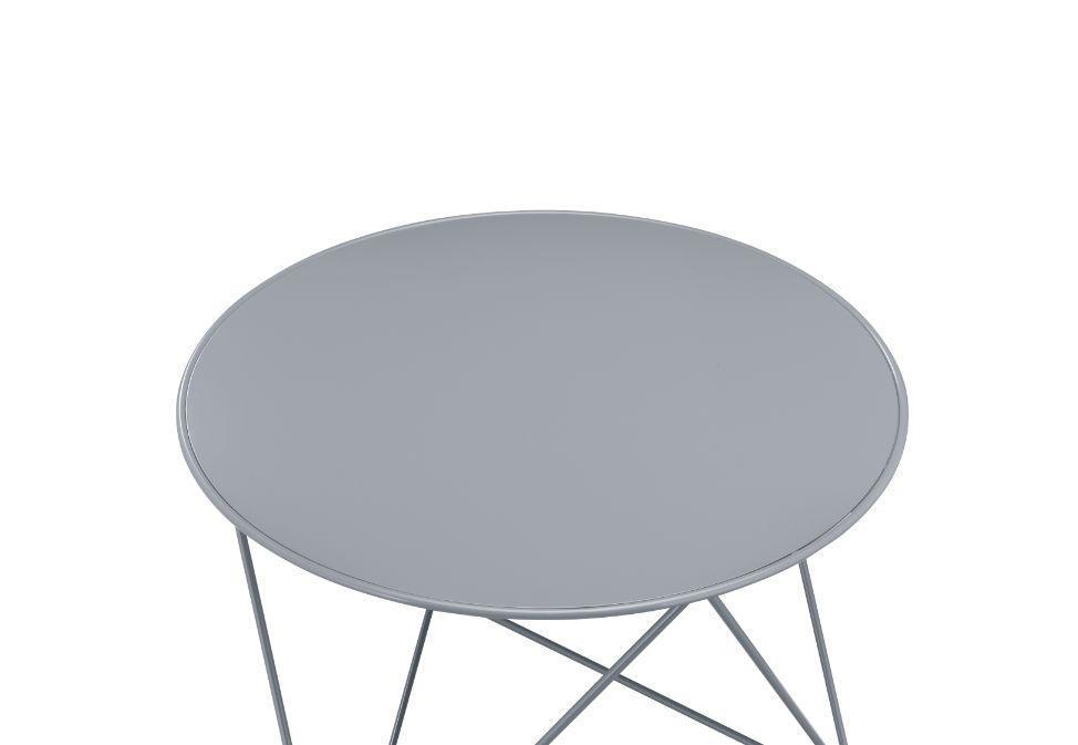 ACME Epidia Accent Table, Gray Finish FredCo
