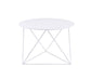 ACME Epidia Accent Table, White Finish FredCo