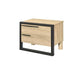 ACME Erasto Accent Table, Oak & Black Finish FredCo