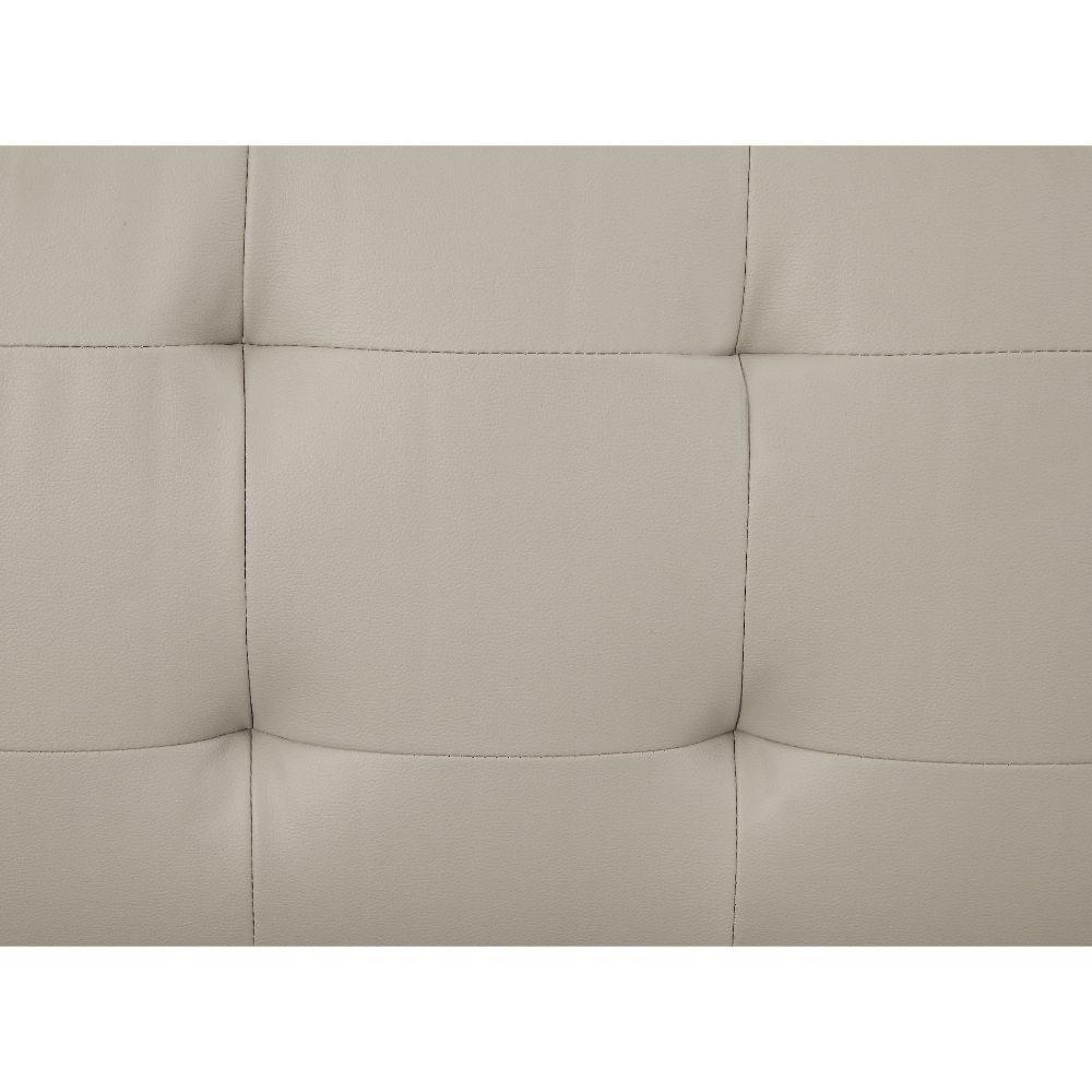 ACME Essick II Sectional Sofa, Gray PU 53045 FredCo