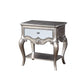 ACME Esteban Nightstand (1 Drw), Antique Champagne FredCo
