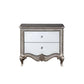 ACME Esteban Nightstand (2 Drw), Antique Champagne FredCo