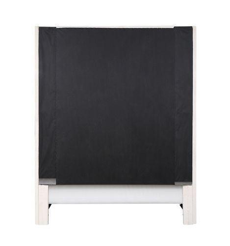 ACME Fabrice Eastern King Bed, Beige Velvet FredCo