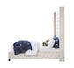 ACME Fabrice Eastern King Bed, Beige Velvet FredCo