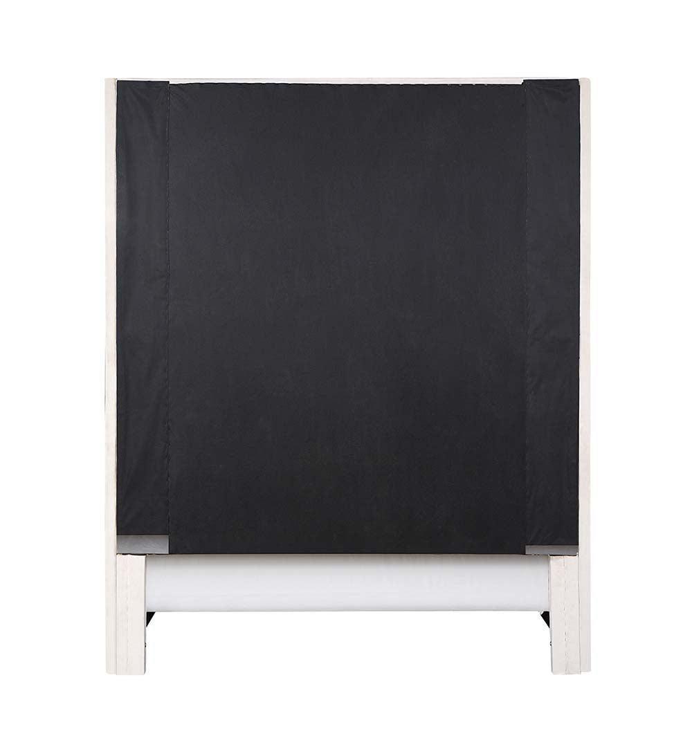ACME Fabrice Queen Bed, Beige Velvet FredCo