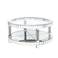 ACME Fafia Coffee Table, Mirrored & Faux Gems FredCo
