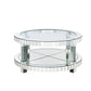 ACME Fafia Coffee Table, Mirrored & Faux Gems FredCo