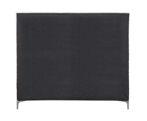ACME Faiz Eastern King Bed, Beige Velvet FredCo