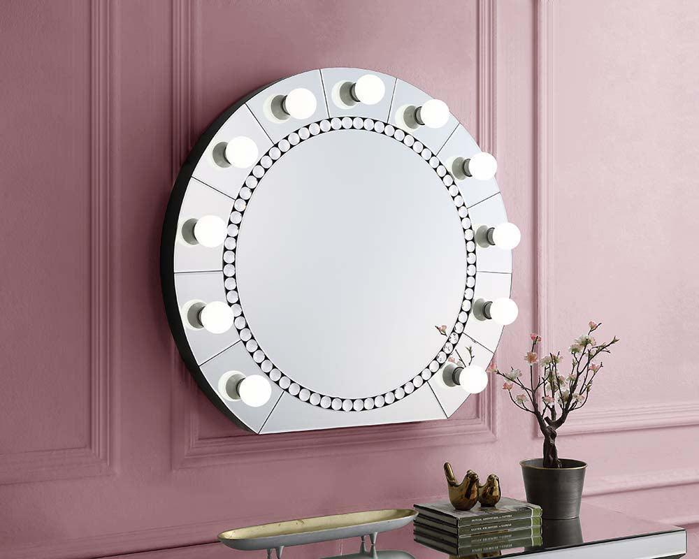 ACME Farai Wall DÉCOR, Mirrored & Faux Crystal FredCo