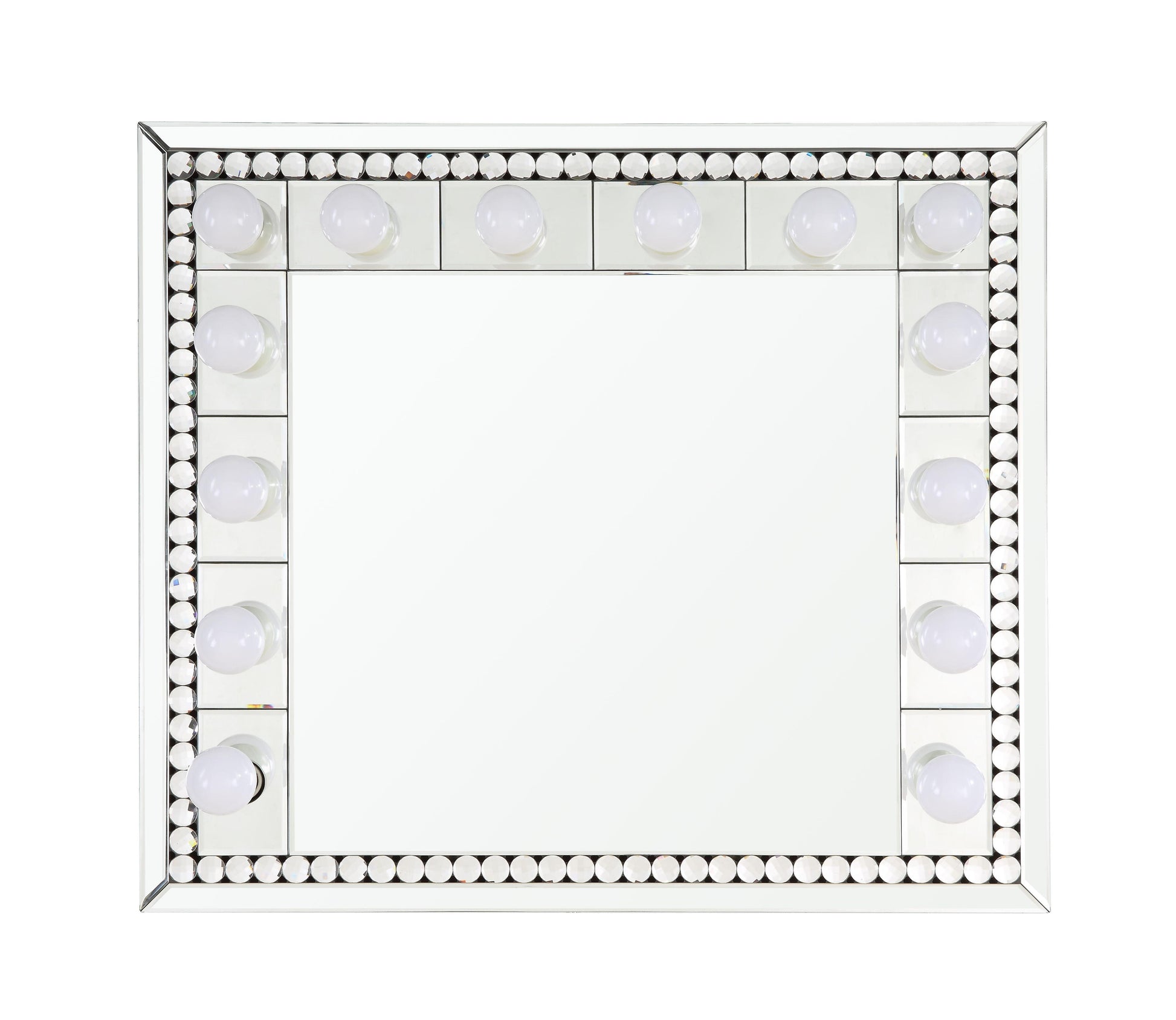 ACME Farai Wall DÉCOR, Mirrored & Faux Crystal Diamonds FredCo