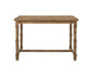 ACME Farsiris Counter Height Table, Weathered Oak Finish FredCo