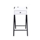 ACME Fierce Side Table (USB Charging Dock), White & Black FredCo