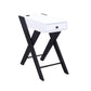 ACME Fierce Side Table (USB Charging Dock), White & Black FredCo