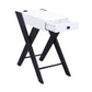 ACME Fierce Side Table (USB Charging Dock), White & Black FredCo