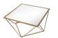 ACME Fogya Coffee Table, Mirrored & Champagne Gold Finish FredCo