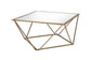 ACME Fogya Coffee Table, Mirrored & Champagne Gold Finish FredCo