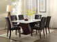 ACME Forbes Dining Table, White Marble & Walnut 72120 FredCo