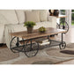 ACME Francie Coffee Table, Oak & Antique Gray FredCo