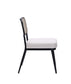 ACME Frydel 3 Pcs Set Table & Chairs, Black Finish FredCo