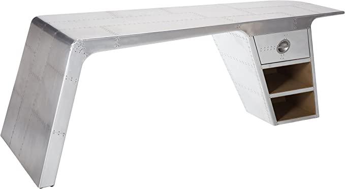 ACME FURNITURE Brancaster Desk - Aluminum FredCo