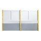 ACME Gaines Queen Bed, Gray High Gloss Finish FredCo