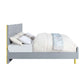 ACME Gaines Queen Bed, Gray High Gloss Finish FredCo