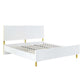 ACME Gaines Queen Bed, White High Gloss Finish FredCo