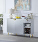 ACME Gaines Server, Gray High Gloss Finish FredCo
