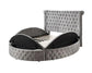 ACME Gaiva Eastern King Bed w/Storage, Gray Velvet FredCo