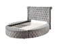 ACME Gaiva Eastern King Bed w/Storage, Gray Velvet FredCo