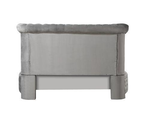 ACME Gaiva Eastern King Bed w/Storage, Gray Velvet FredCo