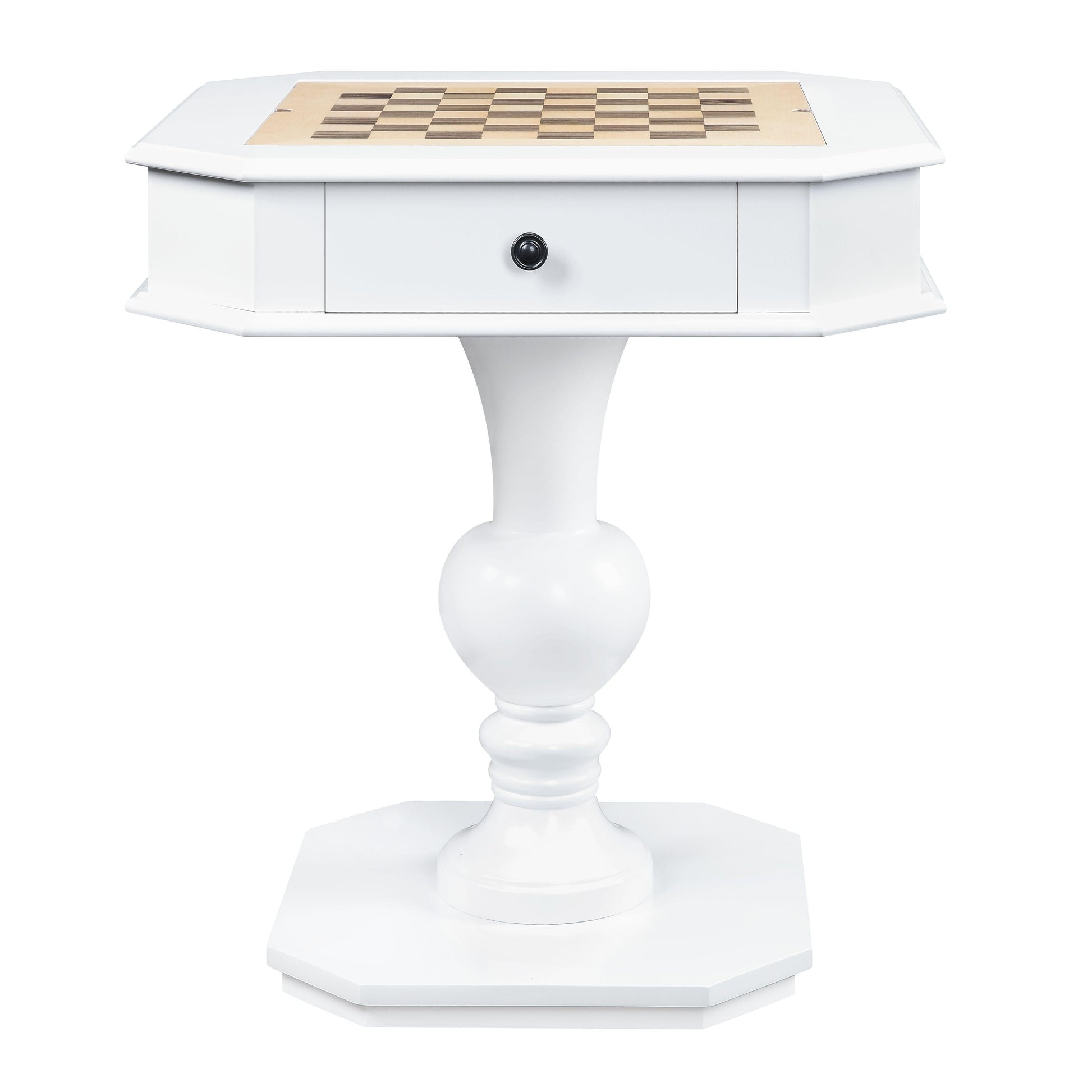 ACME Galini Game Table, White Finish FredCo