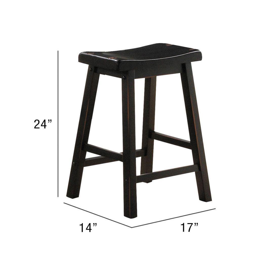 ACME Gaucho 5Pc Pack Counter Height Set, Black FredCo