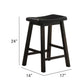 ACME Gaucho 5Pc Pack Counter Height Set, Black FredCo