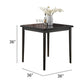 ACME Gaucho 5Pc Pack Counter Height Set, Black FredCo
