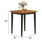ACME Gaucho 5Pc Pack Counter Height Set, Oak & Black FredCo