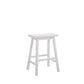 ACME Gaucho Counter Height Stool (Set-2), White, 24" Seat Height FredCo