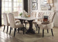 ACME Gerardo Dining Table, White Marble & Espresso FredCo