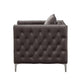 ACME Gillian II Chair w/1 Pillow, Dark Gray Velvet 53389 FredCo