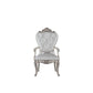 ACME Gorsedd Arm Chair (Set-2), Cream Fabric & Antique White FredCo