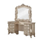 ACME Gorsedd Vanity Desk & Mirror, Antique White FredCo