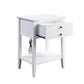 ACME Grardor Side Table (USB Charging Dock), White FredCo